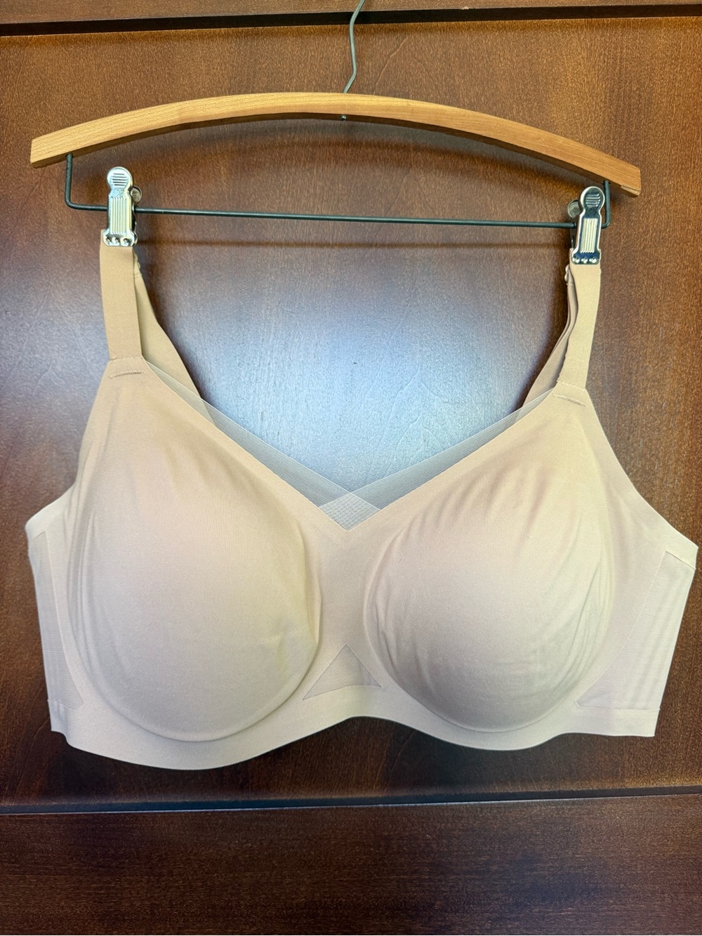 Honeylove Crossover Bra in Sand Size 2X